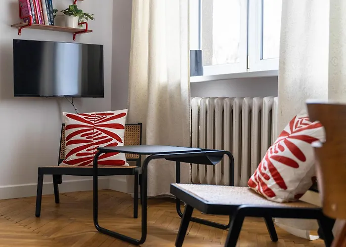 Apartment Near River - 58m2, Metro, Balcony Warsaw